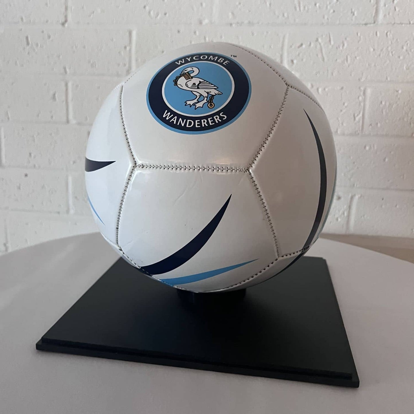 Wanderers White Swoosh Football