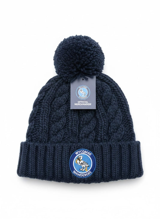 WWFC Navy Bobble Hat