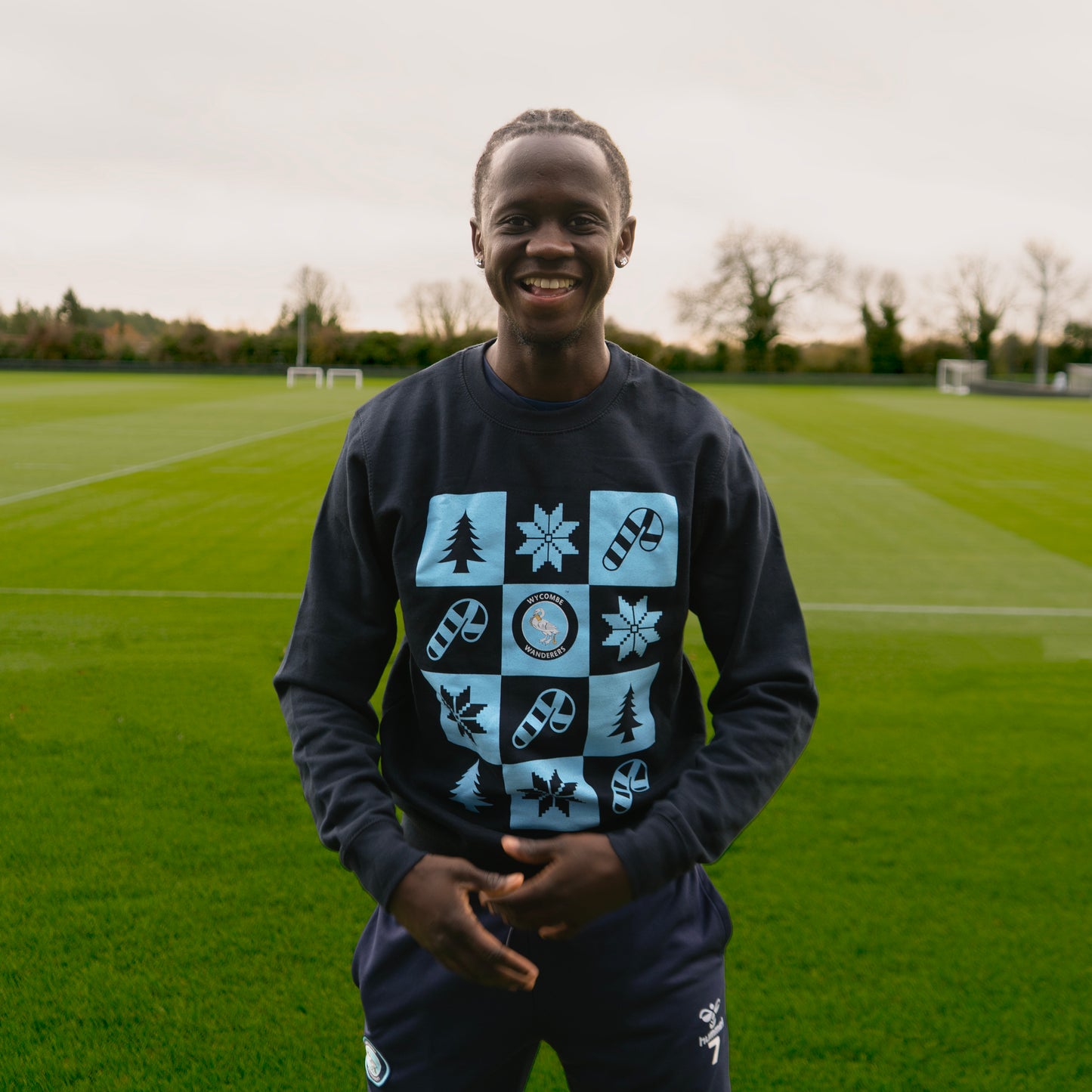 Chairboys Christmas Checkboard Jumper