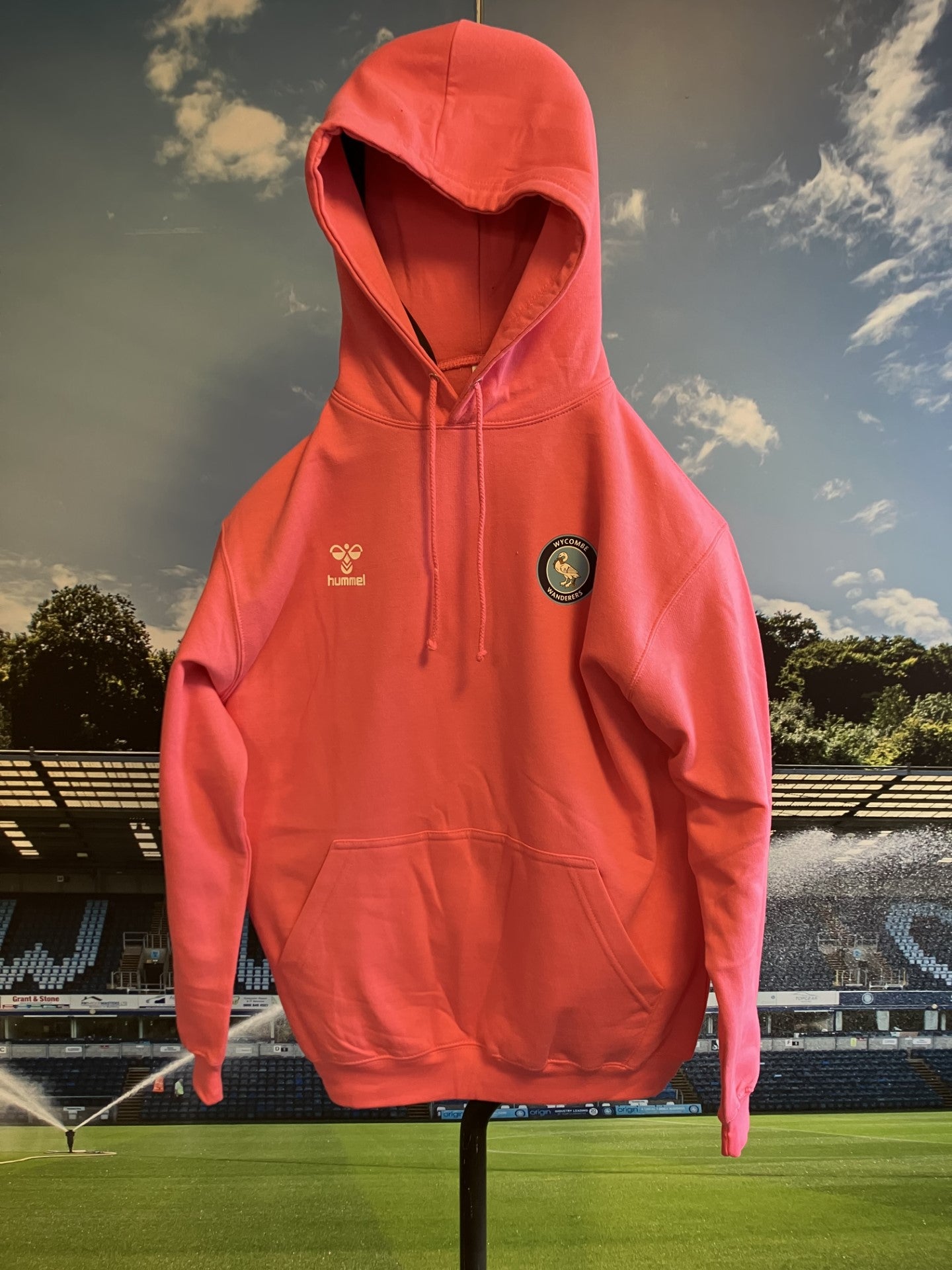 Adults Pink Hummel Casual Hoodie