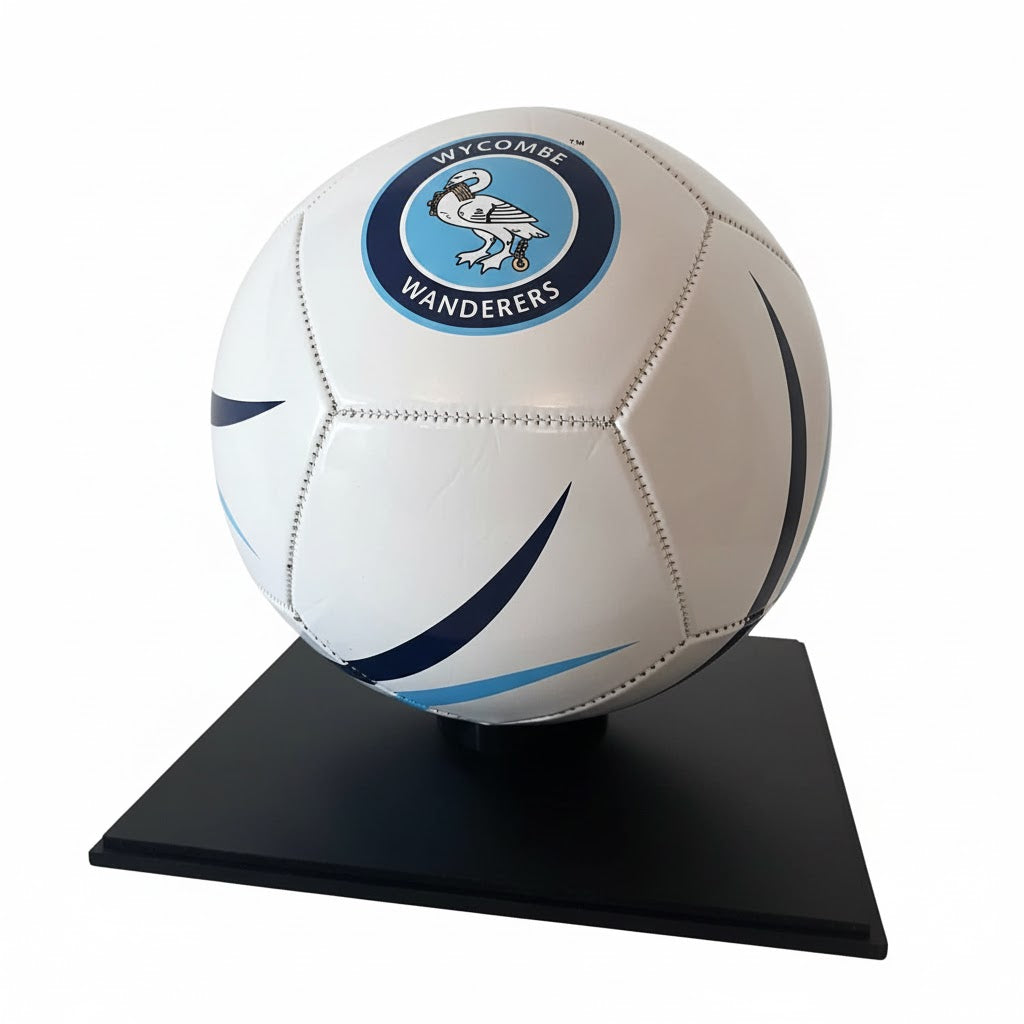 Wanderers White Swoosh Football