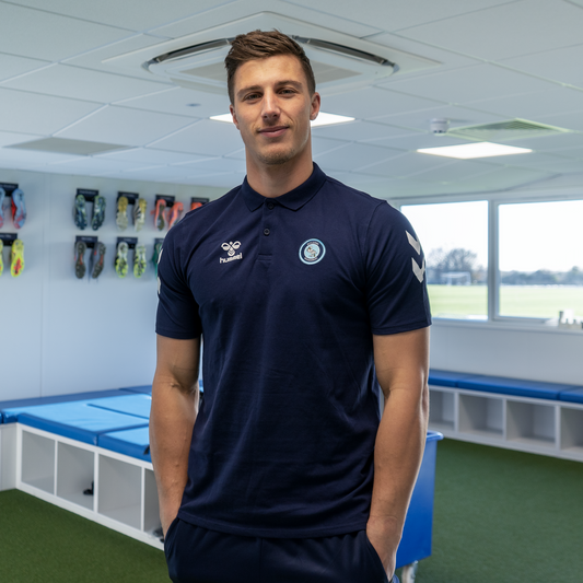 Navy HML GO 2.0 Chevron Polo - Adult